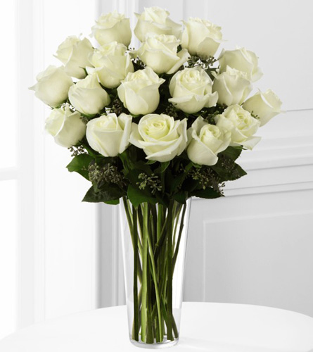 Deluxe White Rose Bouquet